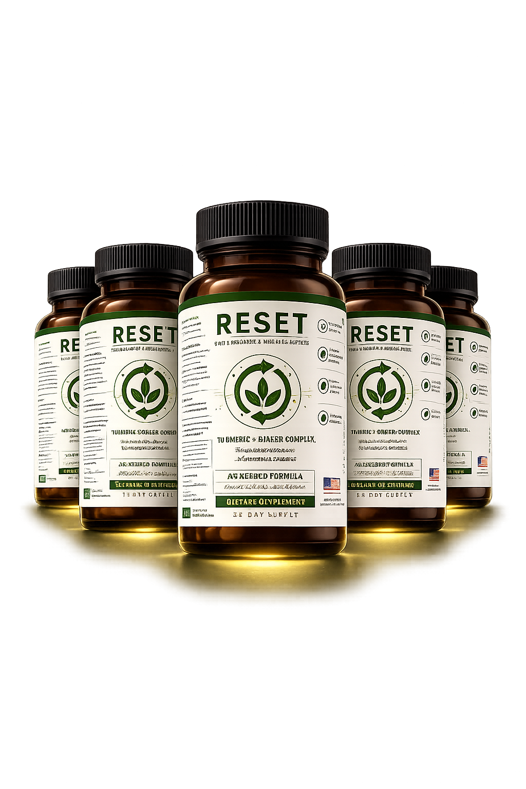 6 bottles Reset